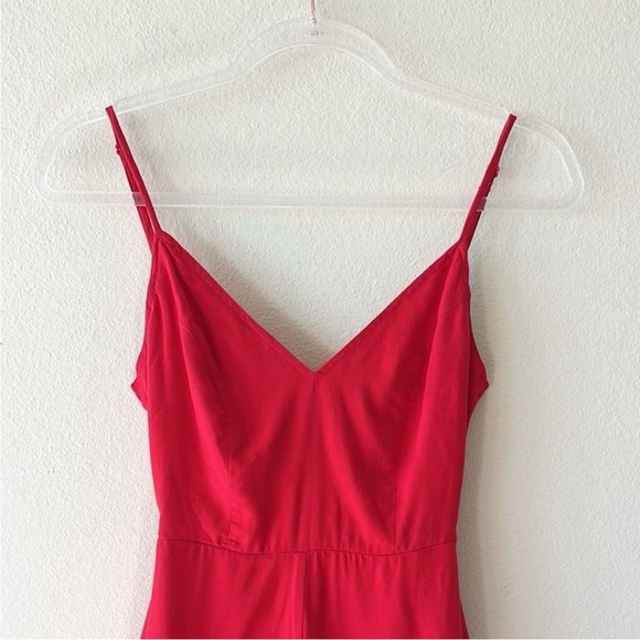 Lulus Roxanna Red Tie Back Romper - Picture 4 of 13